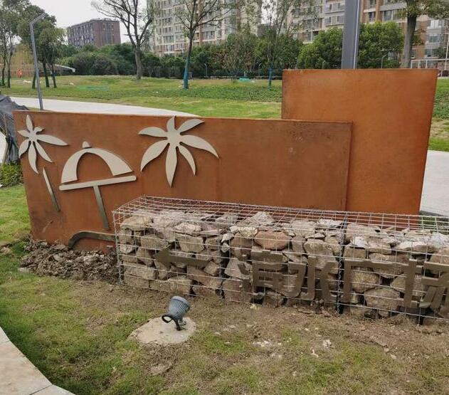 长汀锈钢板挡土墙