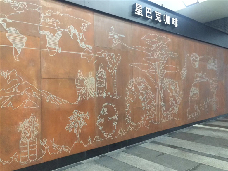 长汀耐候钢幕墙